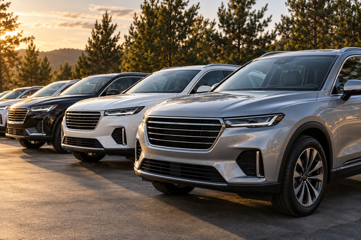 Illustrative dealership vehicle inventory